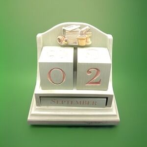 Hallmark MARJOLEIN BASTIN Natures‎ PERPETUAL BLOCK CALENDAR Garden As Is